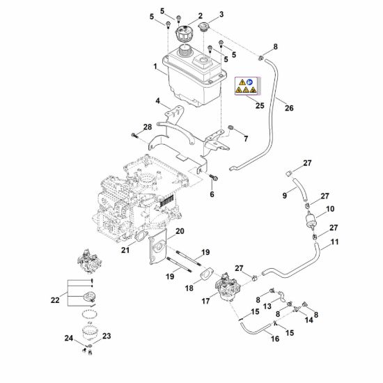 Picture of G - Sistema di alimentazione carburante EVC 2000.0 (EVC2000-0001)